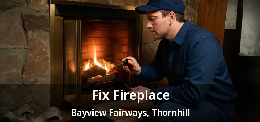 Fix Fireplace Bayview Fairways, Thornhill - ON