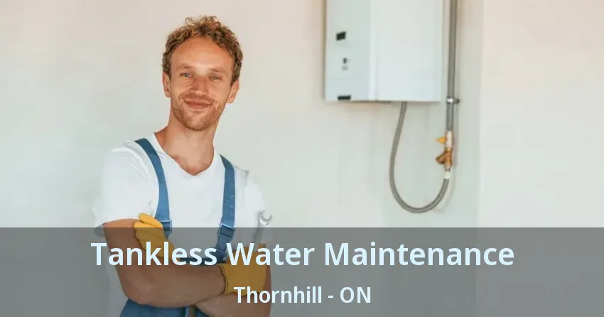 Tankless Water Maintenance Thornhill - ON